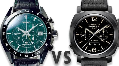 GRAND SEIKO vs PANERAI LUMINOR 1950: PAM 317 vs .